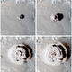 Stereoscopic images showing the rising plume on January 15, 2022.